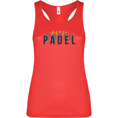 Canottiera Tecnica  Donna- Padel multicolor Personalizzazione
