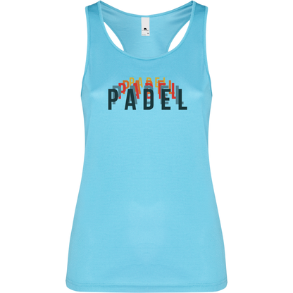 Canottiera Tecnica  Donna- Padel multicolor Personalizzazione