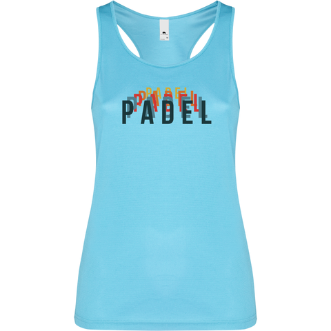 Canottiera Tecnica  Donna- Padel multicolor Personalizzazione
