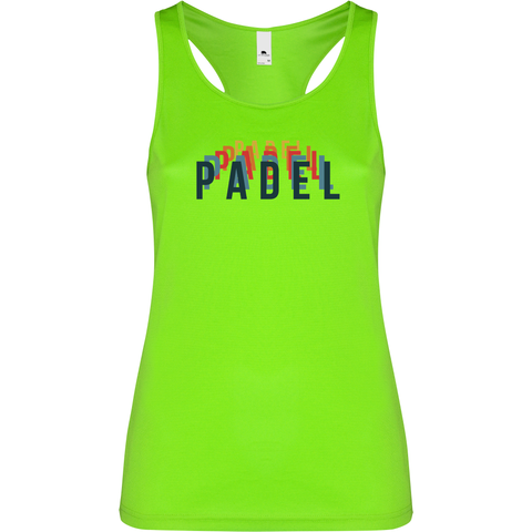Canottiera Tecnica  Donna- Padel multicolor Personalizzazione