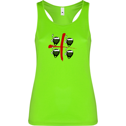 Canottiera Tecnica  Donna- Padel Quattro Mori Sardegna Personalizzazione